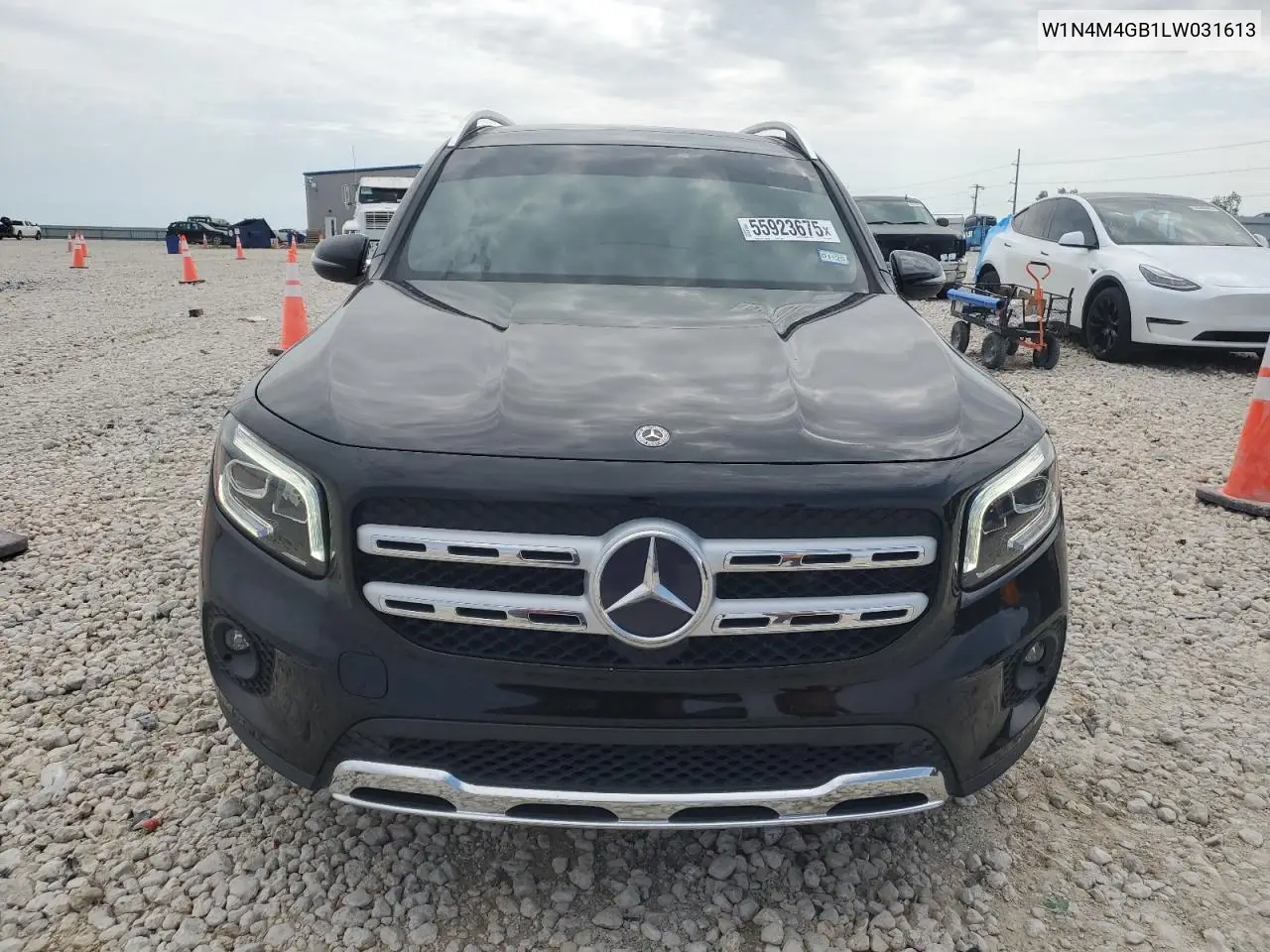 2020 Mercedes-Benz Glb 250 VIN: W1N4M4GB1LW031613 Lot: 55923675