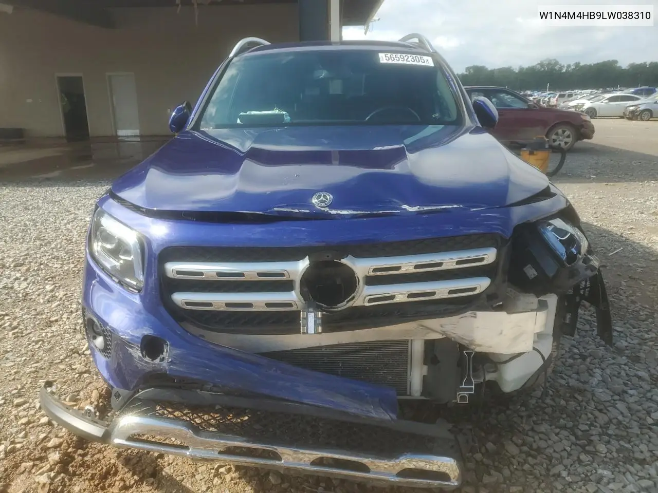 2020 Mercedes-Benz Glb 250 4Matic VIN: W1N4M4HB9LW038310 Lot: 56592305