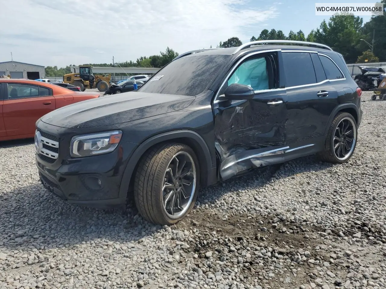 2020 Mercedes-Benz Glb 250 VIN: WDC4M4GB7LW006068 Lot: 63340255