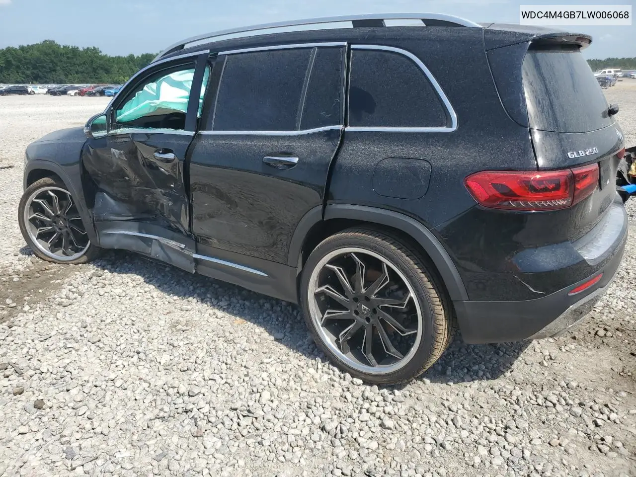 2020 Mercedes-Benz Glb 250 VIN: WDC4M4GB7LW006068 Lot: 63340255