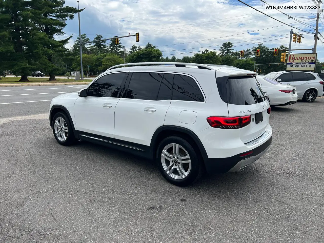 2020 Mercedes-Benz Glb 250 4Matic VIN: W1N4M4HB3LW023883 Lot: 64146055