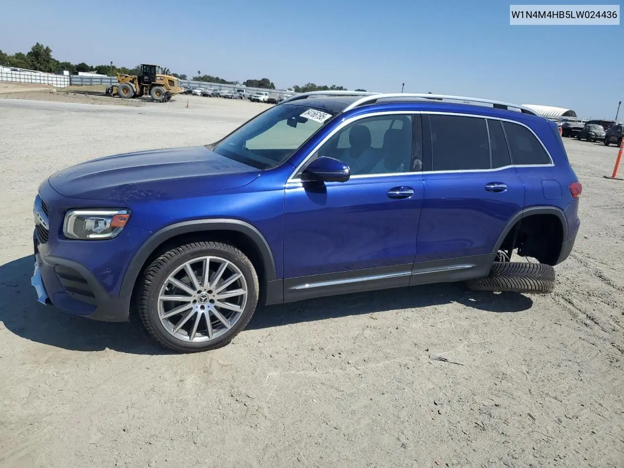 2020 Mercedes-Benz Glb 250 4Matic VIN: W1N4M4HB5LW024436 Lot: 64166195
