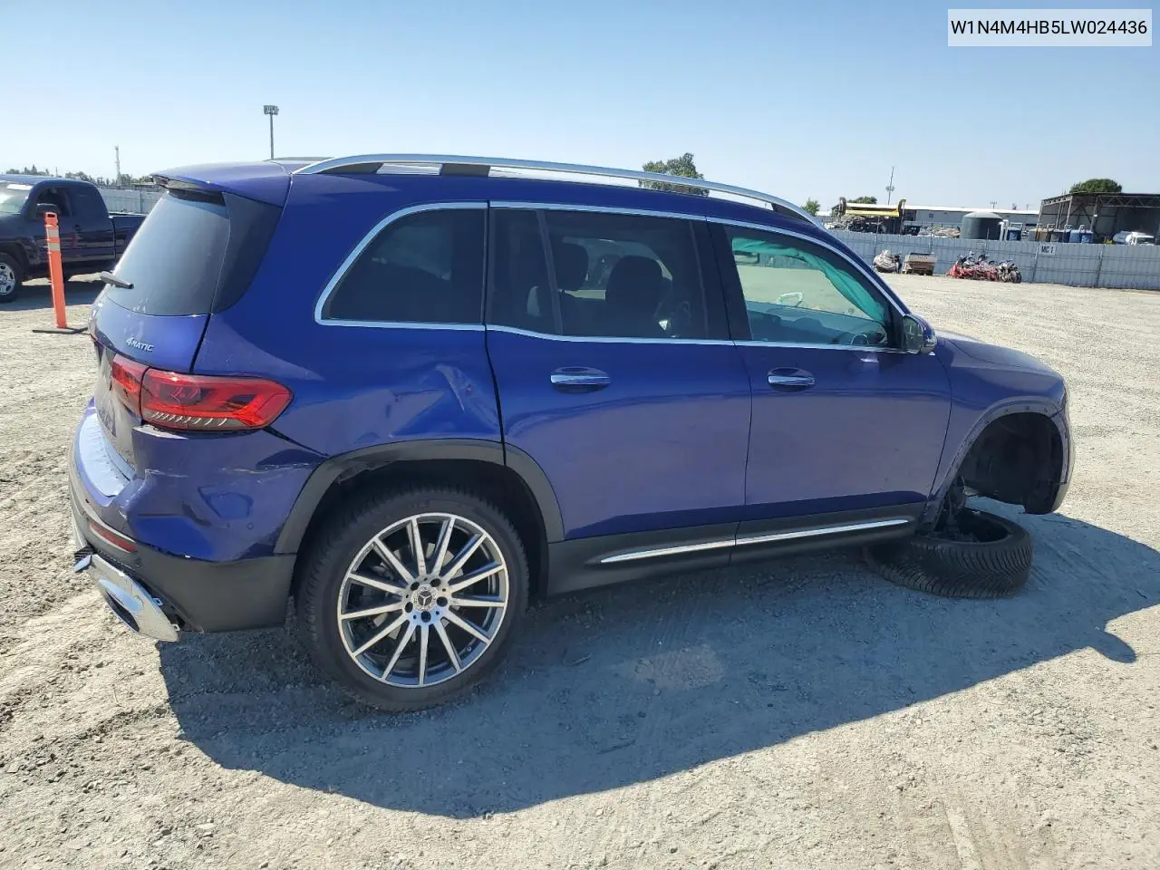 2020 Mercedes-Benz Glb 250 4Matic VIN: W1N4M4HB5LW024436 Lot: 64166195