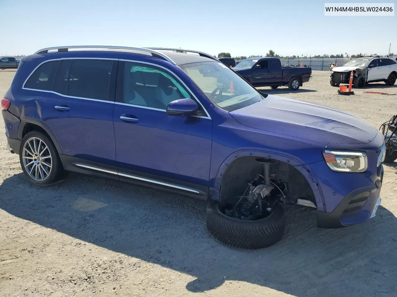 2020 Mercedes-Benz Glb 250 4Matic VIN: W1N4M4HB5LW024436 Lot: 64166195