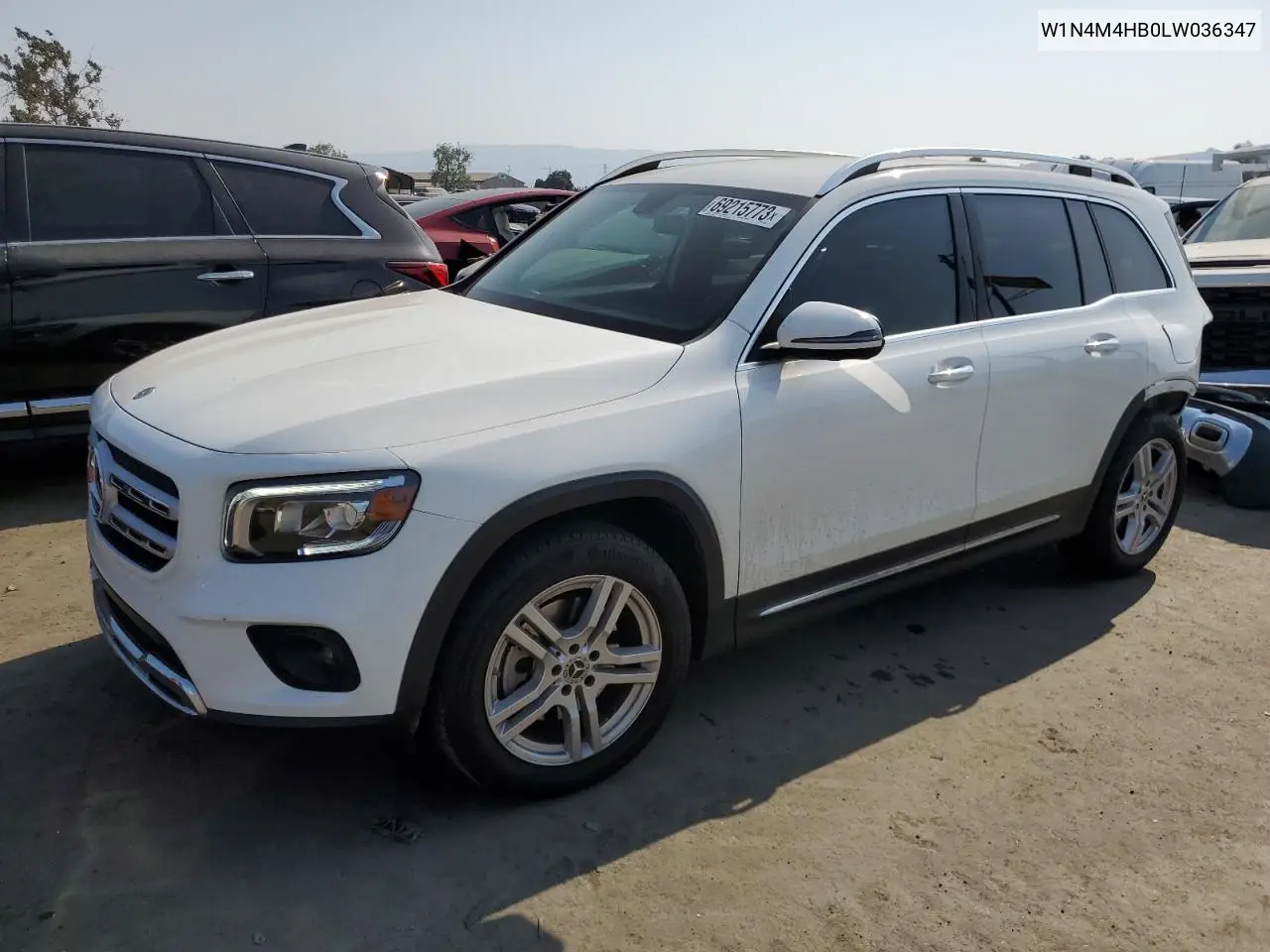 2020 Mercedes-Benz Glb 250 4Matic VIN: W1N4M4HB0LW036347 Lot: 69215773