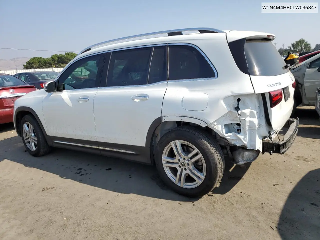 2020 Mercedes-Benz Glb 250 4Matic VIN: W1N4M4HB0LW036347 Lot: 69215773