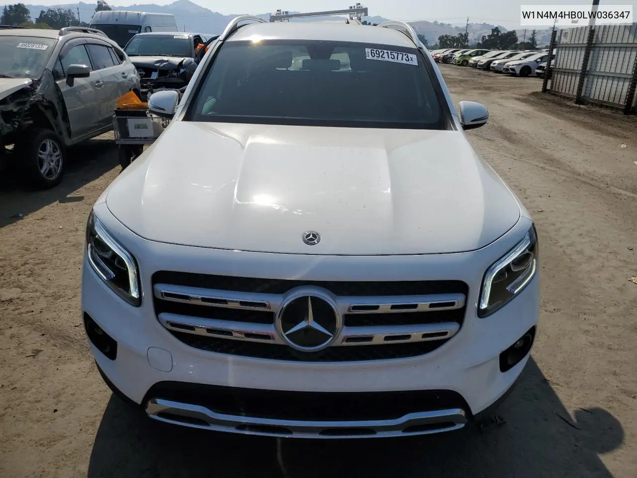 2020 Mercedes-Benz Glb 250 4Matic VIN: W1N4M4HB0LW036347 Lot: 69215773