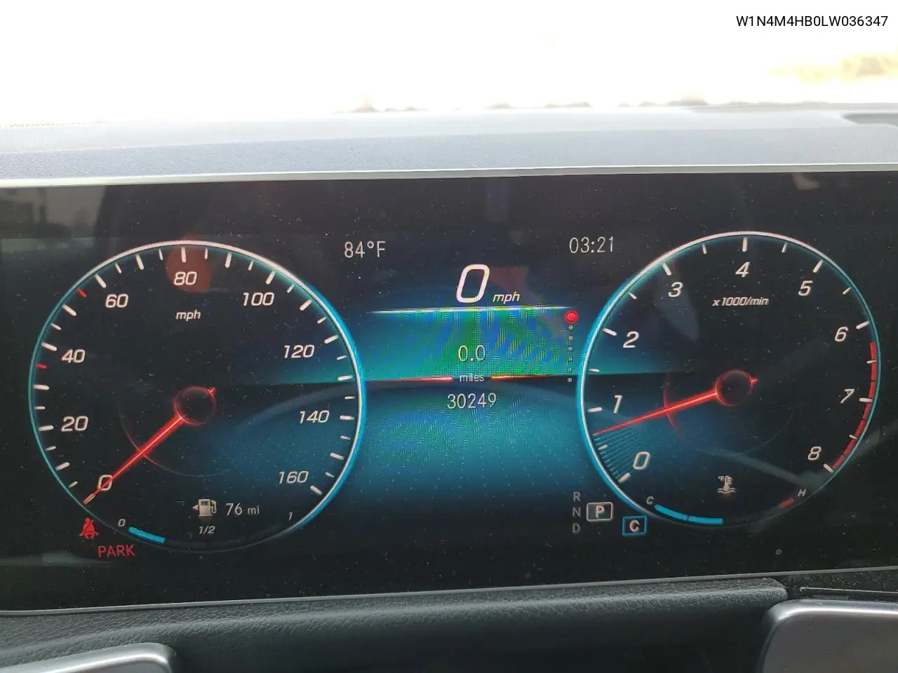 2020 Mercedes-Benz Glb 250 4Matic VIN: W1N4M4HB0LW036347 Lot: 69215773