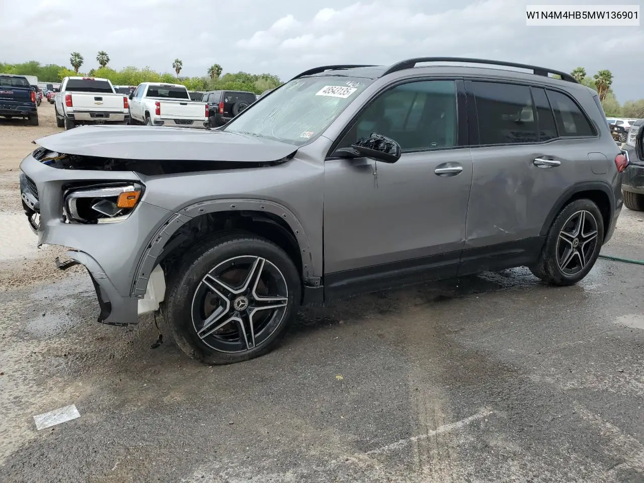 2021 Mercedes-Benz Glb 250 4Matic VIN: W1N4M4HB5MW136901 Lot: 48543135
