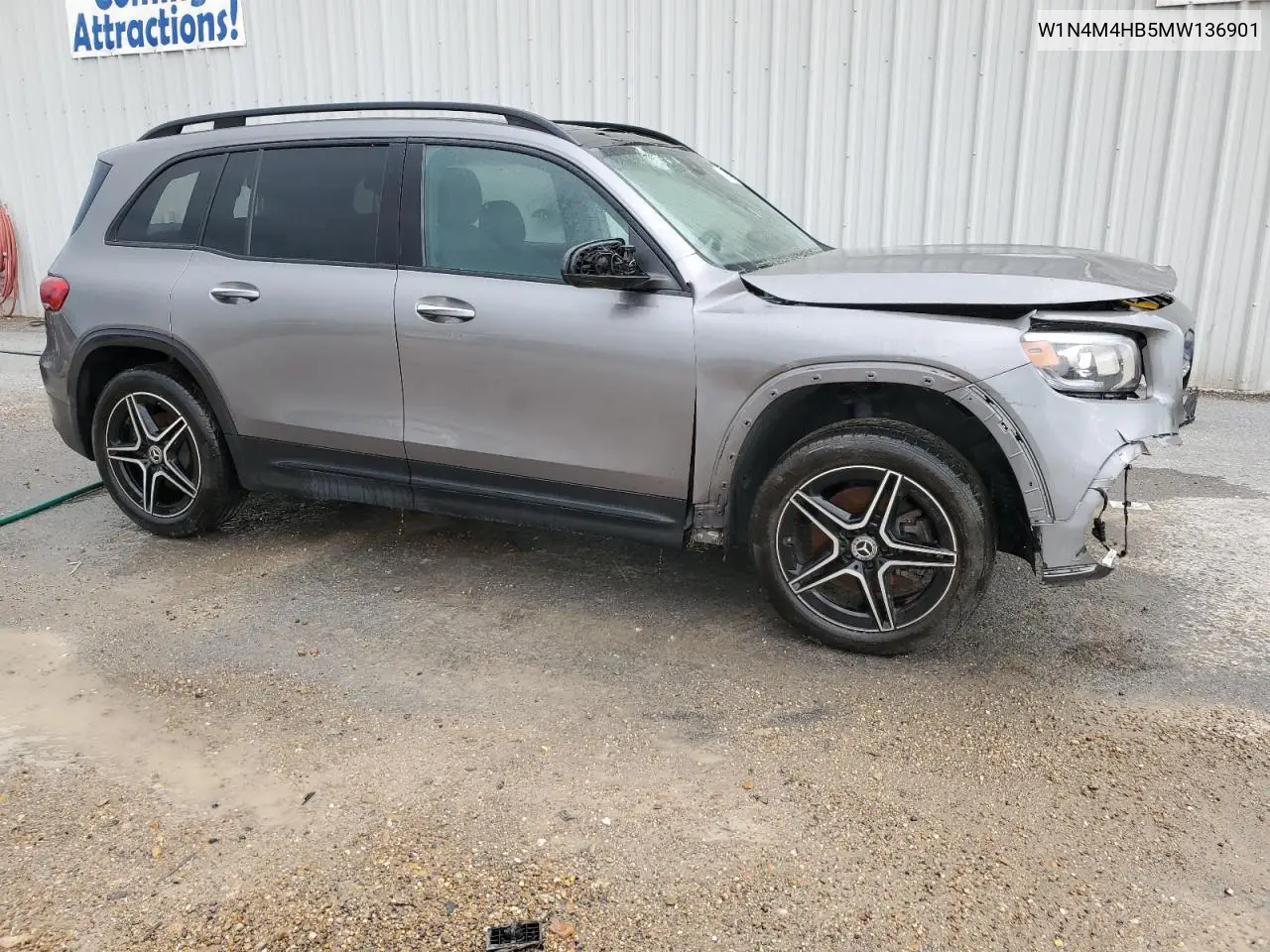 2021 Mercedes-Benz Glb 250 4Matic VIN: W1N4M4HB5MW136901 Lot: 48543135