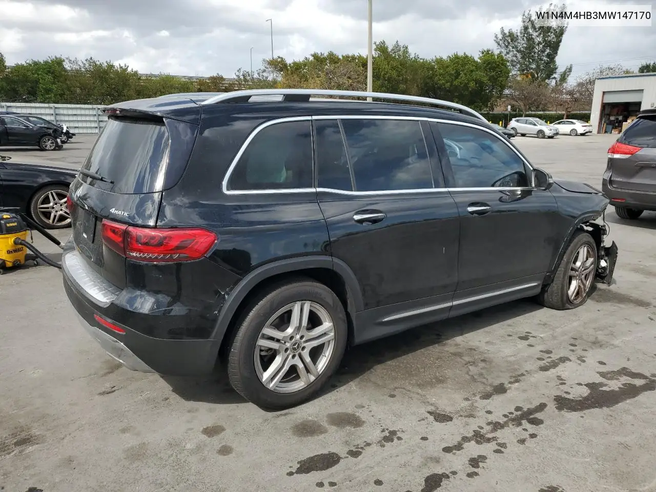 2021 Mercedes-Benz Glb 250 4Matic VIN: W1N4M4HB3MW147170 Lot: 50847995