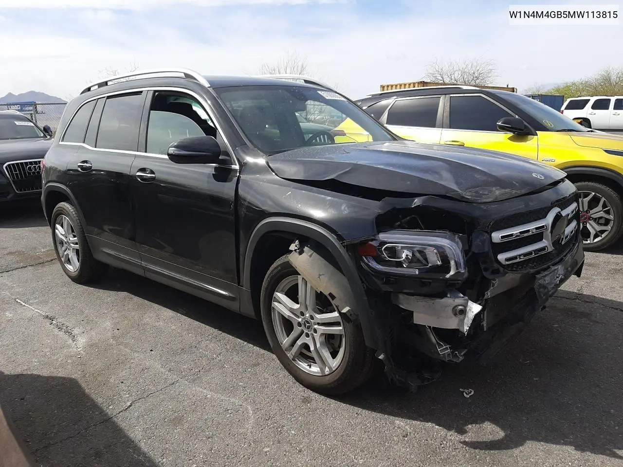 2021 Mercedes-Benz Glb 250 VIN: W1N4M4GB5MW113815 Lot: 51093555