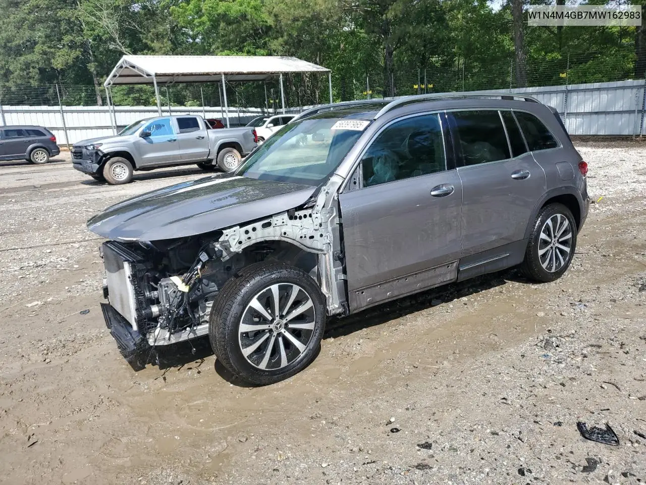 2021 Mercedes-Benz Glb 250 VIN: W1N4M4GB7MW162983 Lot: 56397965