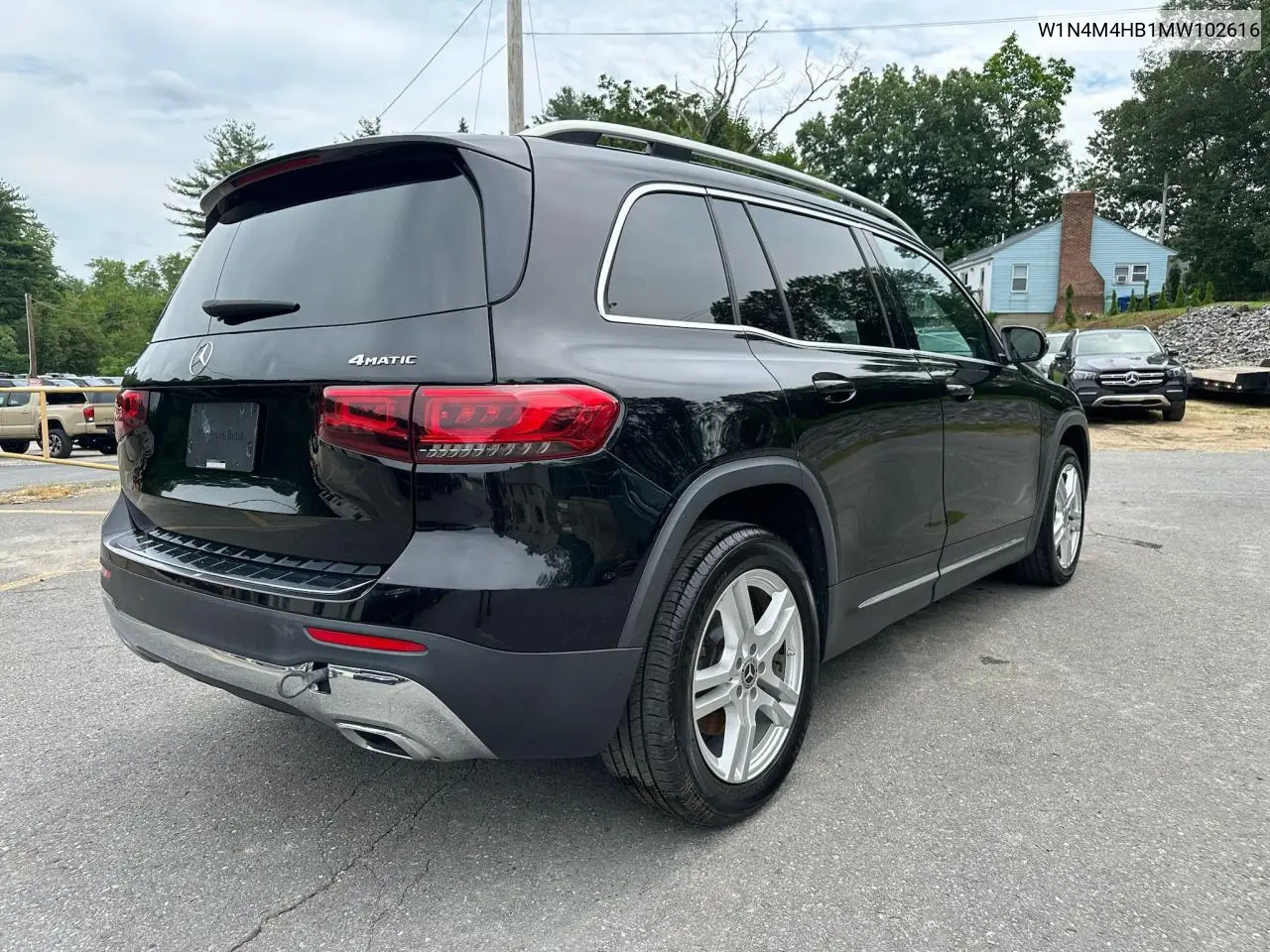 2021 Mercedes-Benz Glb 250 4Matic VIN: W1N4M4HB1MW102616 Lot: 63637625