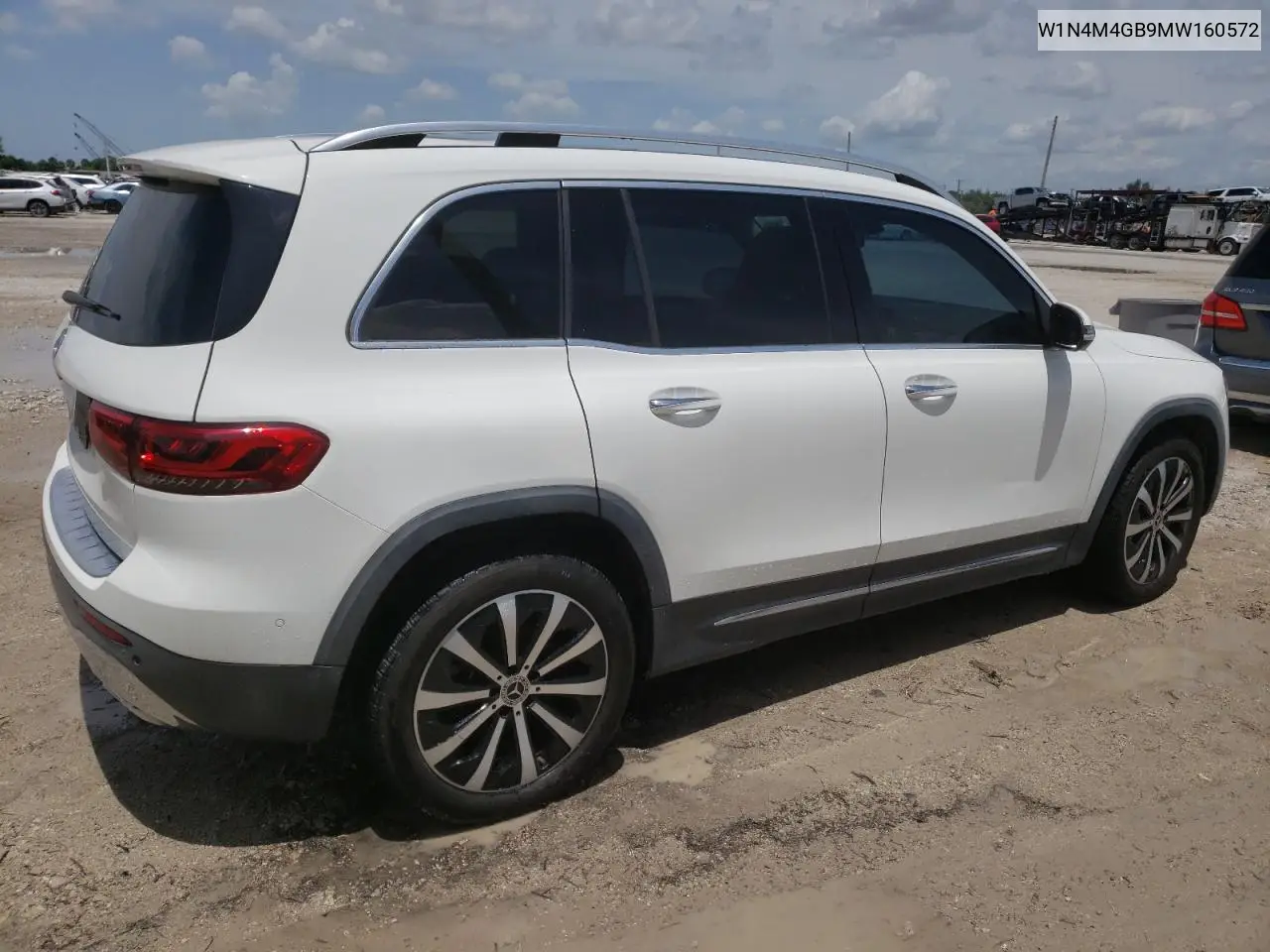 2021 Mercedes-Benz Glb 250 VIN: W1N4M4GB9MW160572 Lot: 63830325