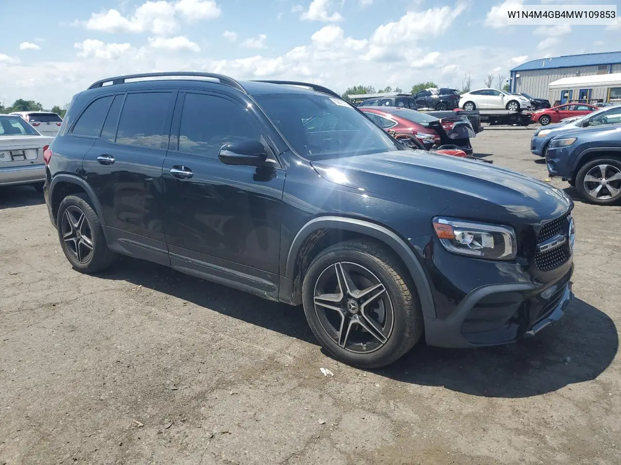 2021 Mercedes-Benz Glb 250 VIN: W1N4M4GB4MW109853 Lot: 63873375