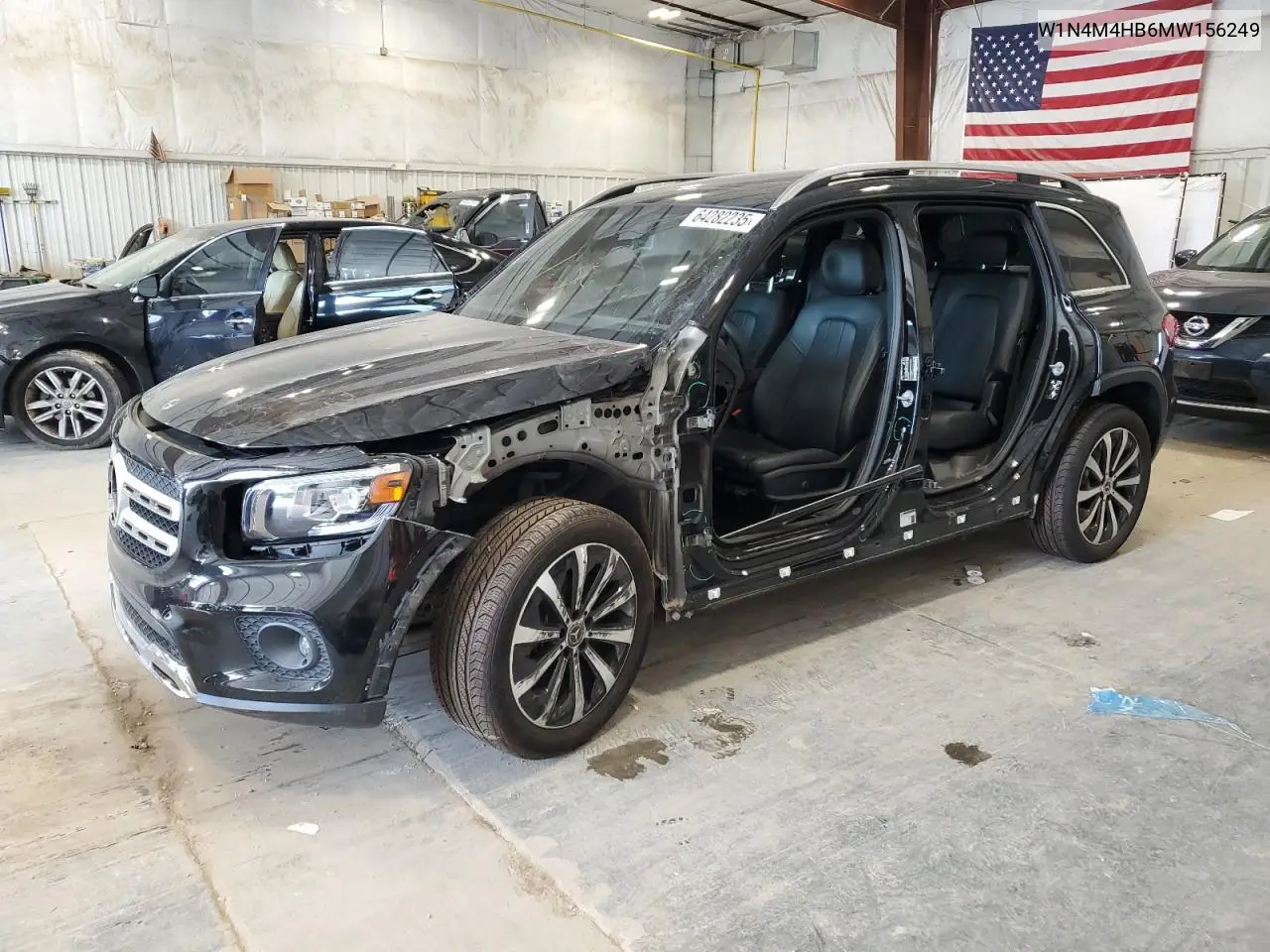 2021 Mercedes-Benz Glb 250 4Matic VIN: W1N4M4HB6MW156249 Lot: 64282235
