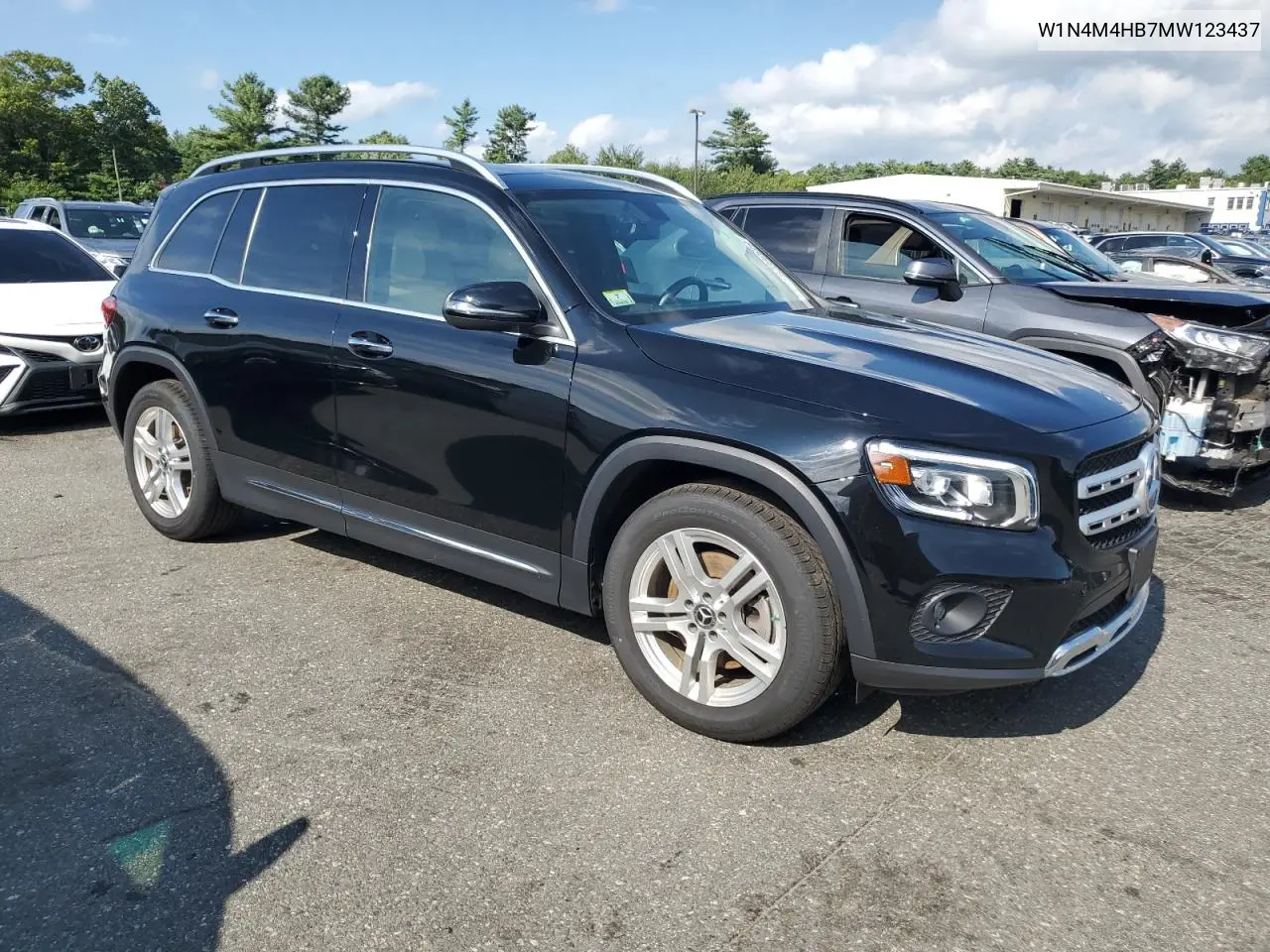 2021 Mercedes-Benz Glb 250 4Matic VIN: W1N4M4HB7MW123437 Lot: 64836025