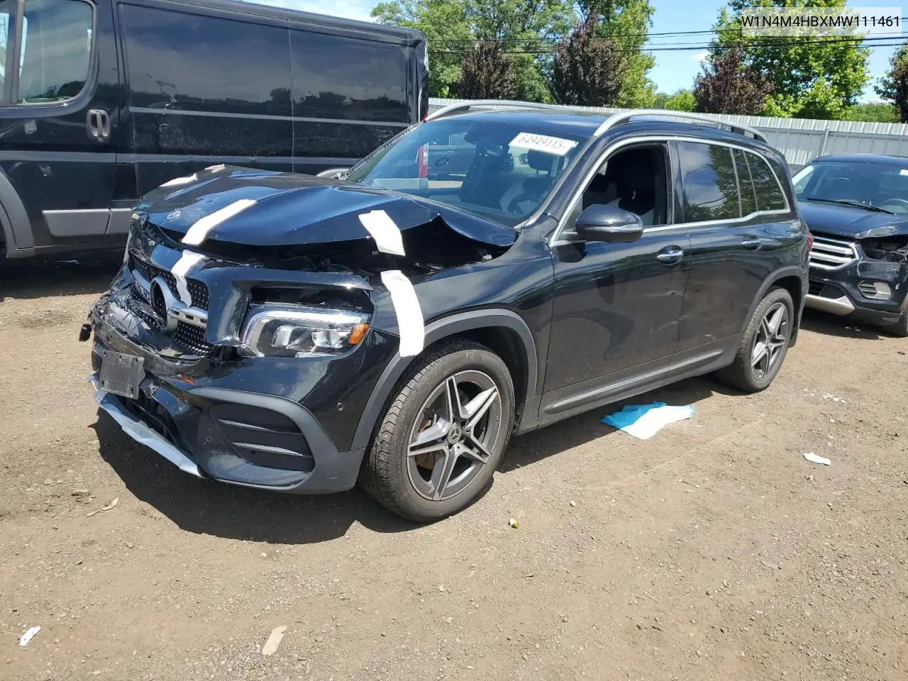 2021 Mercedes-Benz Glb 250 4Matic VIN: W1N4M4HBXMW111461 Lot: 64949115