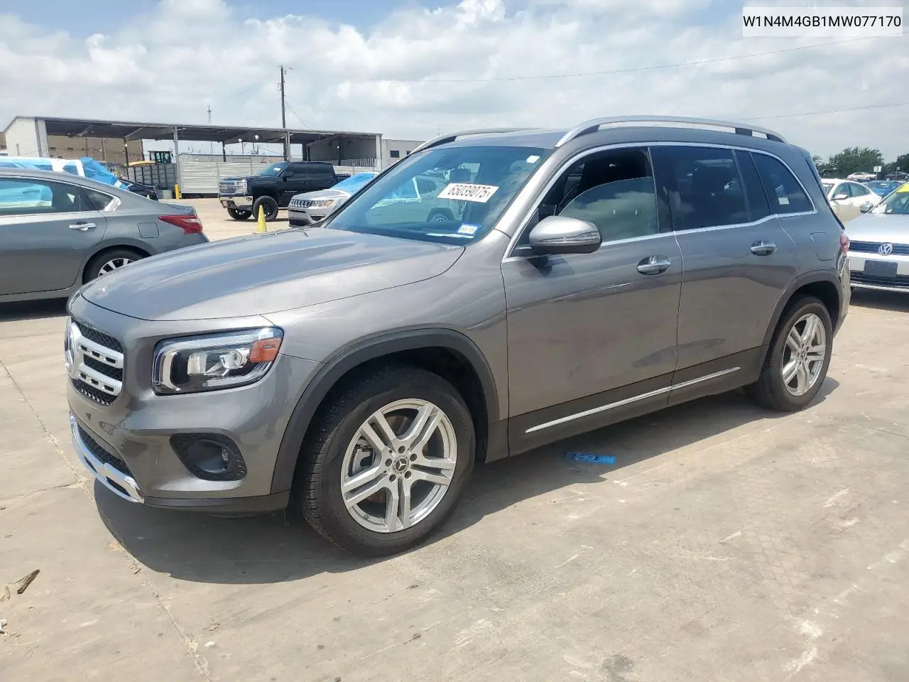 2021 Mercedes-Benz Glb 250 VIN: W1N4M4GB1MW077170 Lot: 65039075