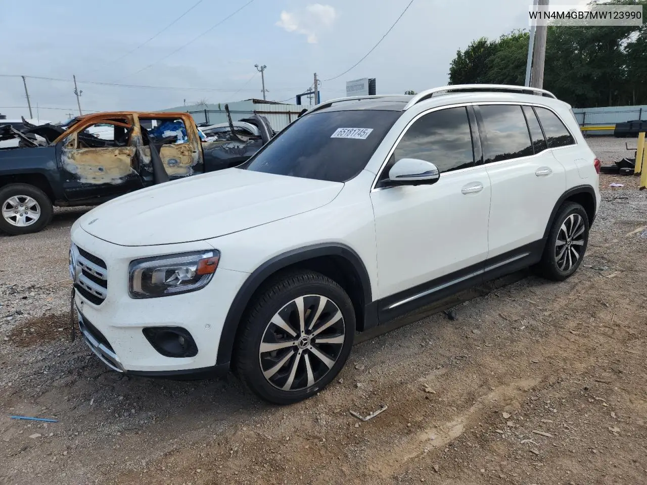 2021 Mercedes-Benz Glb 250 VIN: W1N4M4GB7MW123990 Lot: 65181745