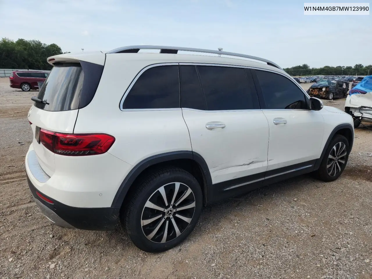 2021 Mercedes-Benz Glb 250 VIN: W1N4M4GB7MW123990 Lot: 65181745