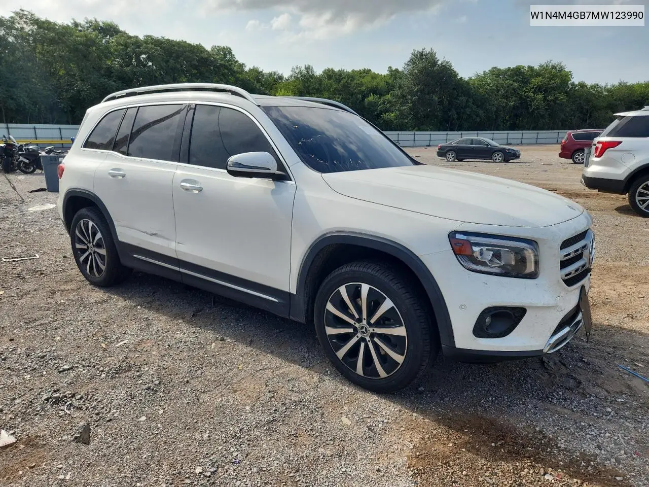 2021 Mercedes-Benz Glb 250 VIN: W1N4M4GB7MW123990 Lot: 65181745