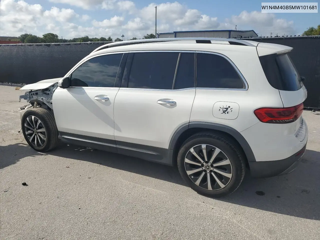 2021 Mercedes-Benz Glb 250 VIN: W1N4M4GB5MW101681 Lot: 65424515