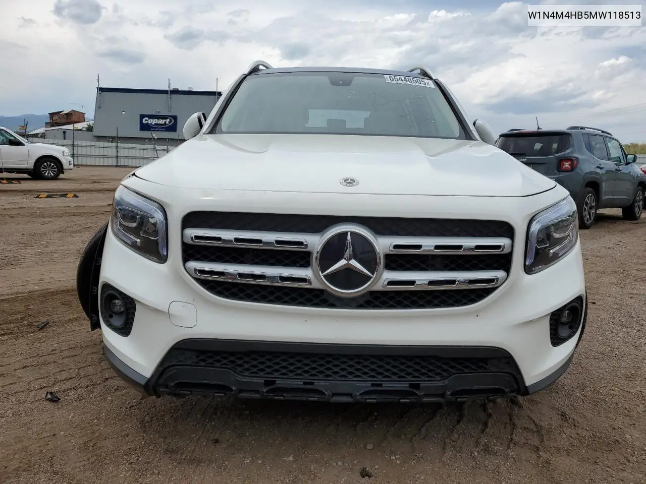 2021 Mercedes-Benz Glb 250 4Matic VIN: W1N4M4HB5MW118513 Lot: 65448505