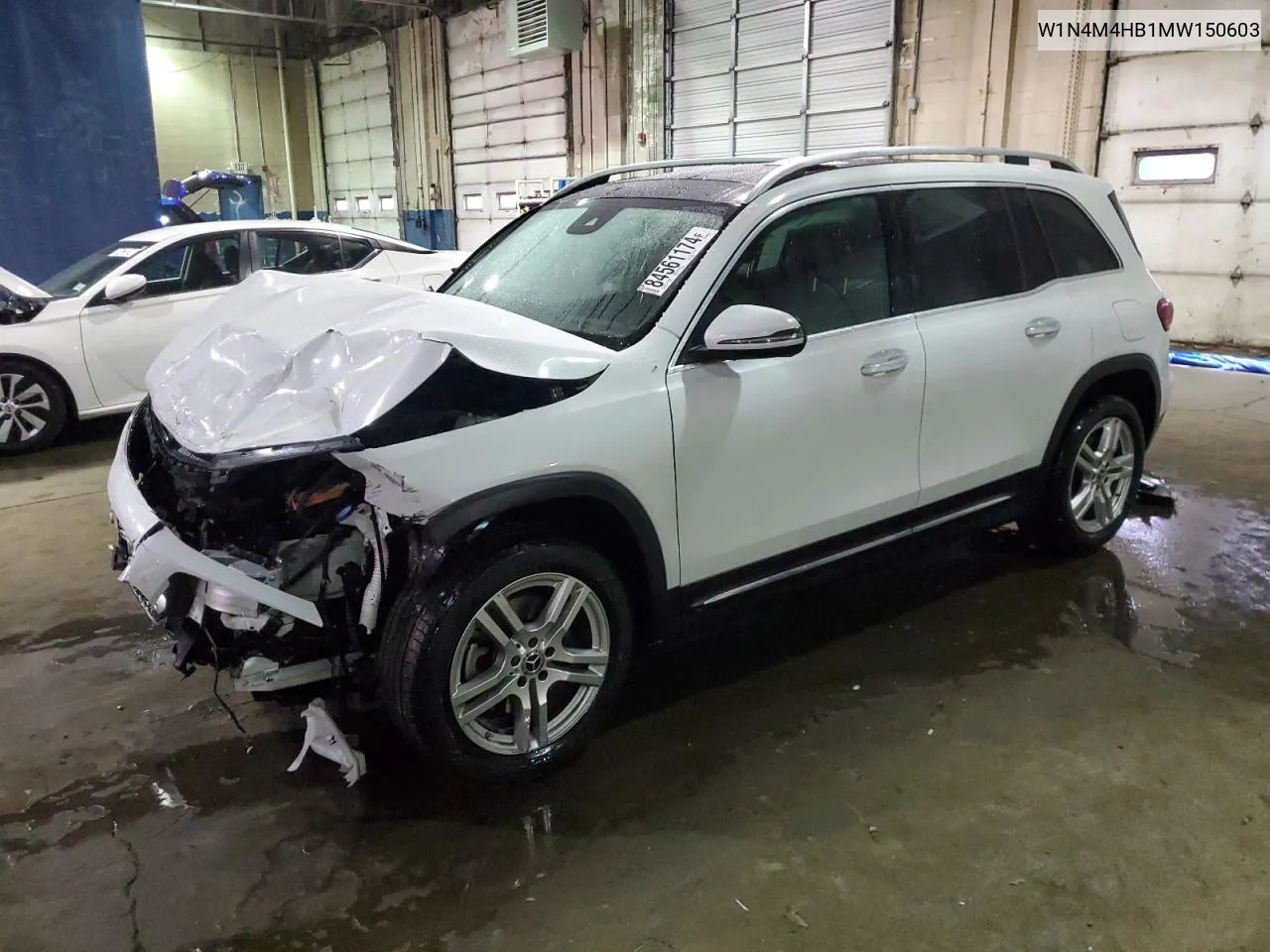 2021 Mercedes-Benz Glb 250 4Matic VIN: W1N4M4HB1MW150603 Lot: 84561174