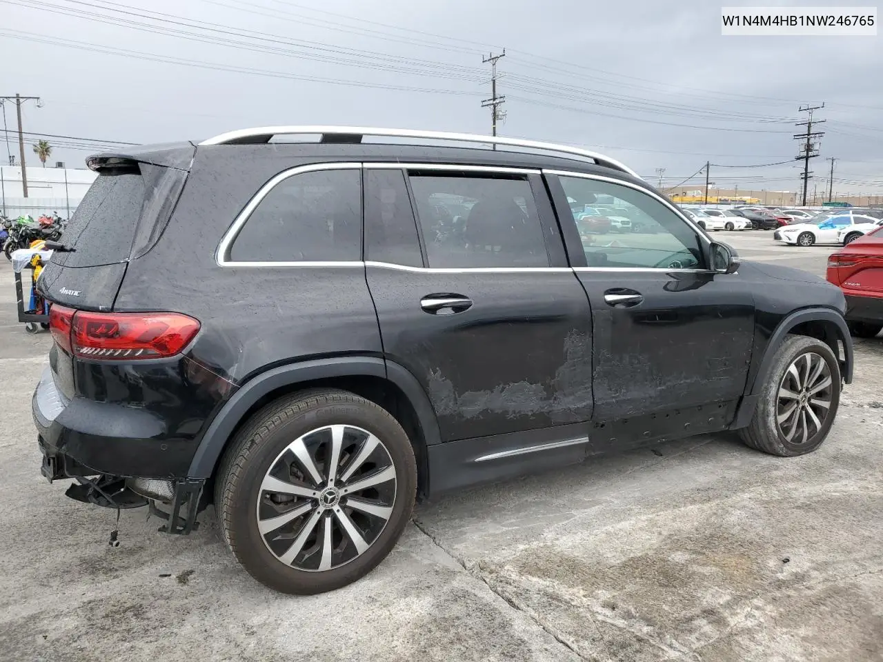 2022 Mercedes-Benz Glb 250 4Matic VIN: W1N4M4HB1NW246765 Lot: 47304495