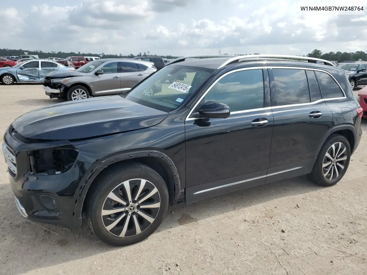 2022 Mercedes-Benz Glb 250 VIN: W1N4M4GB7NW248764 Lot: 54912415