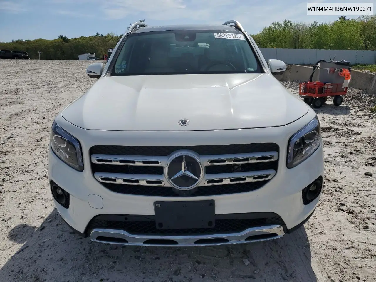 2022 Mercedes-Benz Glb 250 4Matic VIN: W1N4M4HB6NW190371 Lot: 56282125