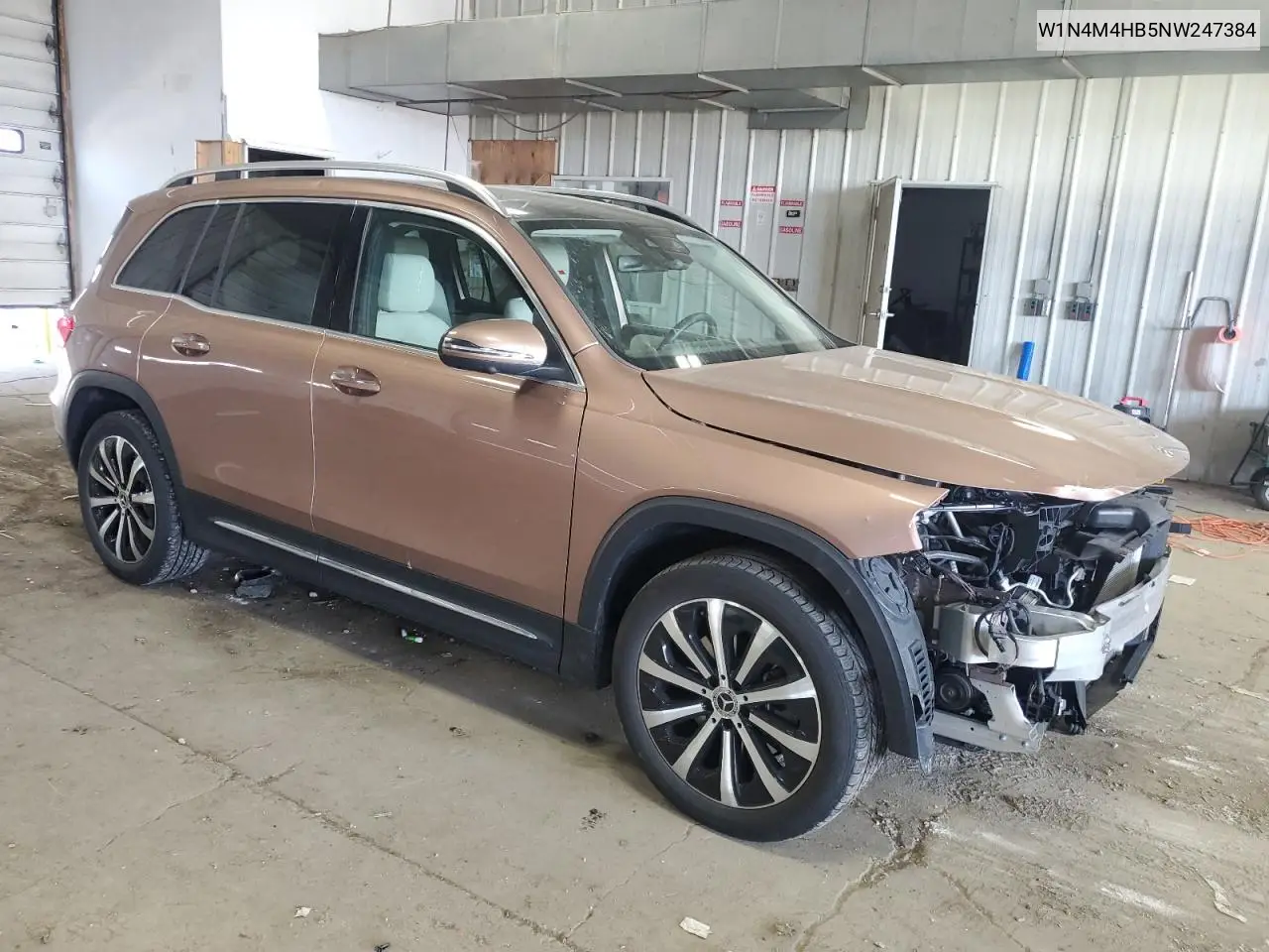 2022 Mercedes-Benz Glb 250 4Matic VIN: W1N4M4HB5NW247384 Lot: 56530945