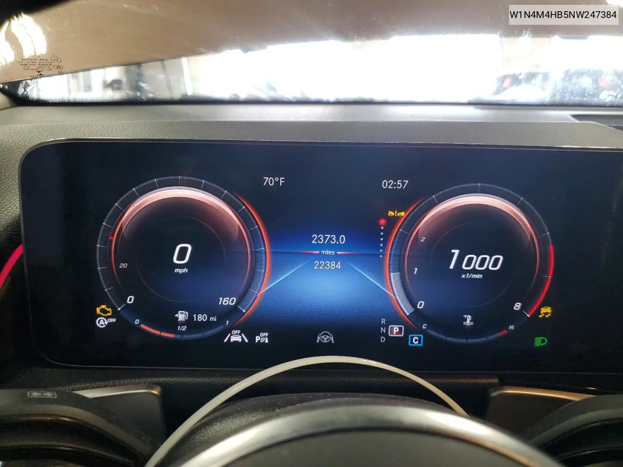 2022 Mercedes-Benz Glb 250 4Matic VIN: W1N4M4HB5NW247384 Lot: 56530945