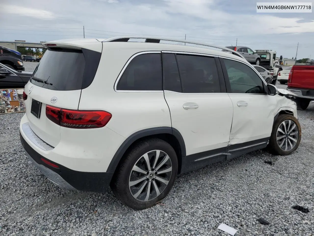 2022 Mercedes-Benz Glb 250 VIN: W1N4M4GB6NW177718 Lot: 62912815