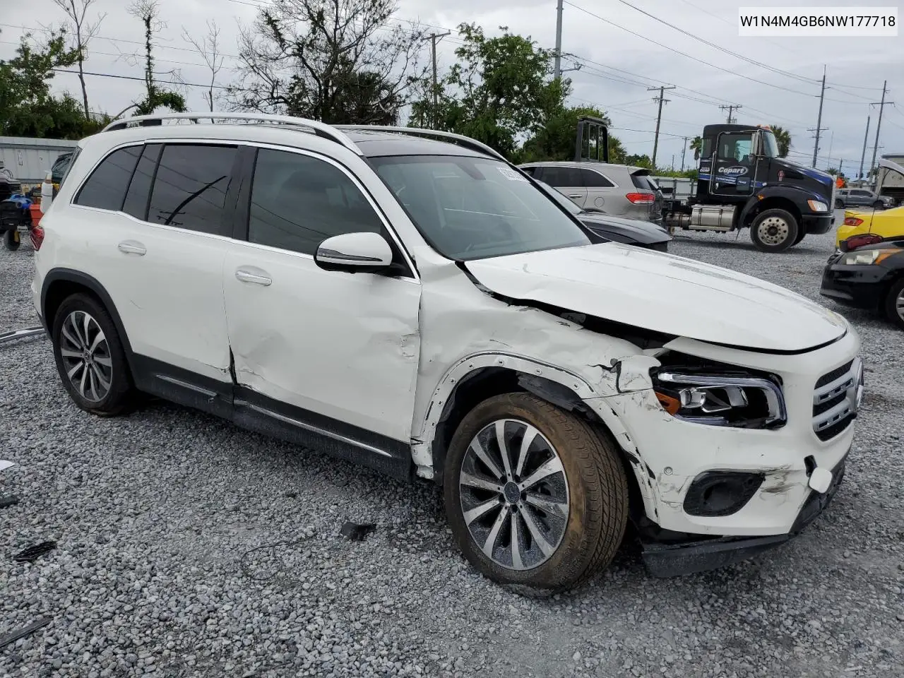 2022 Mercedes-Benz Glb 250 VIN: W1N4M4GB6NW177718 Lot: 62912815
