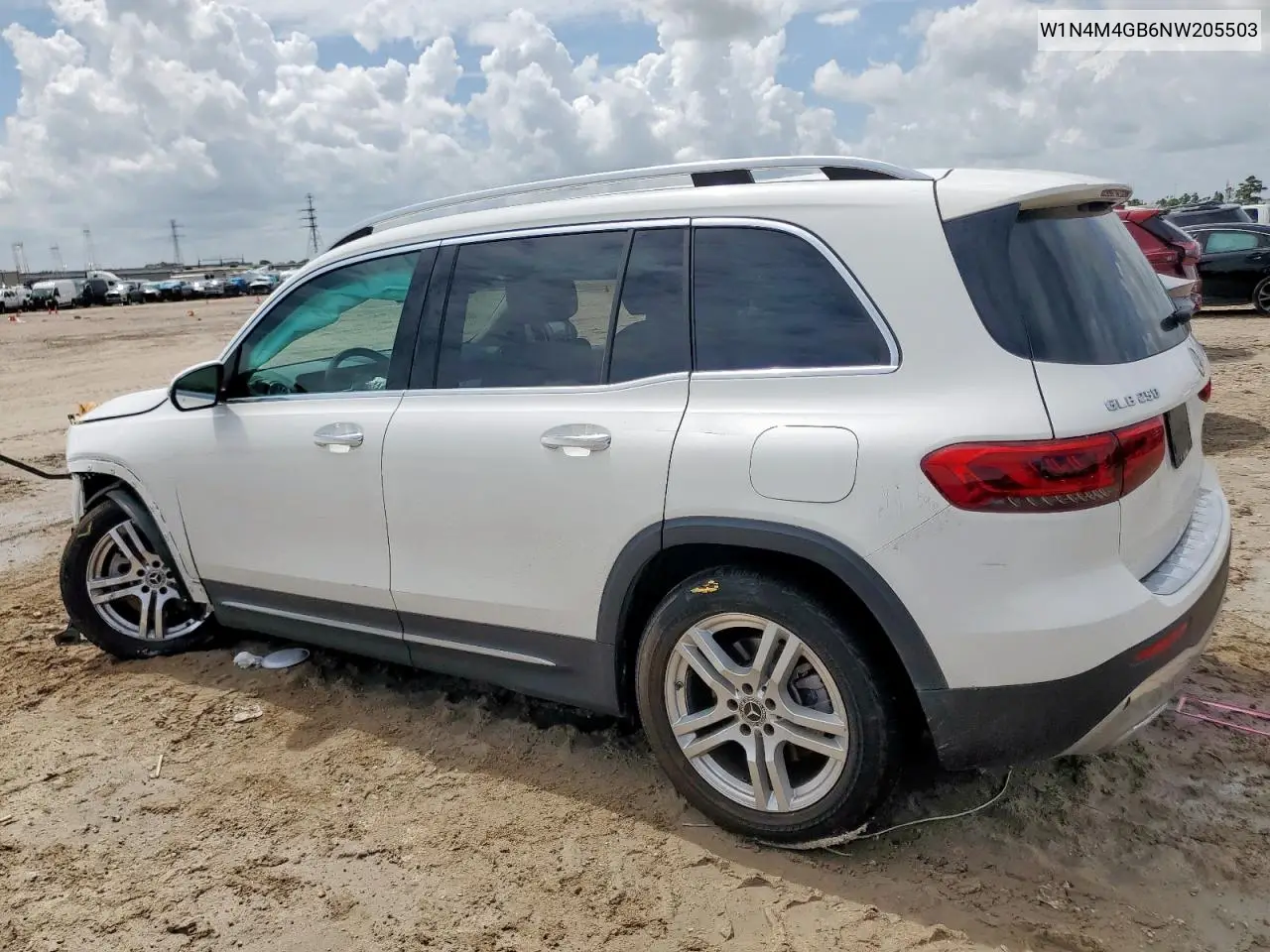 2022 Mercedes-Benz Glb 250 VIN: W1N4M4GB6NW205503 Lot: 64003315