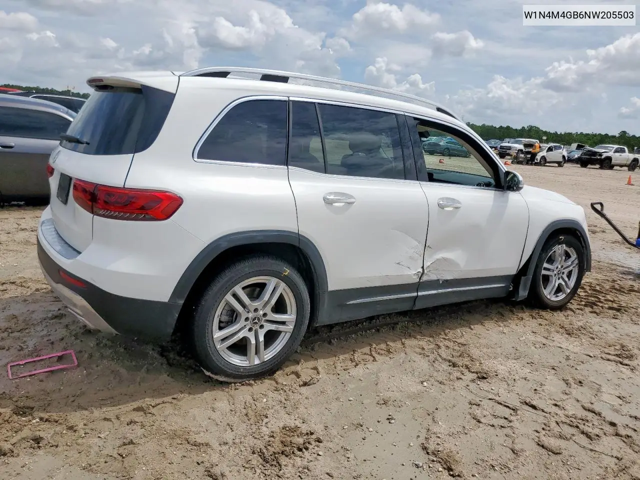 2022 Mercedes-Benz Glb 250 VIN: W1N4M4GB6NW205503 Lot: 64003315