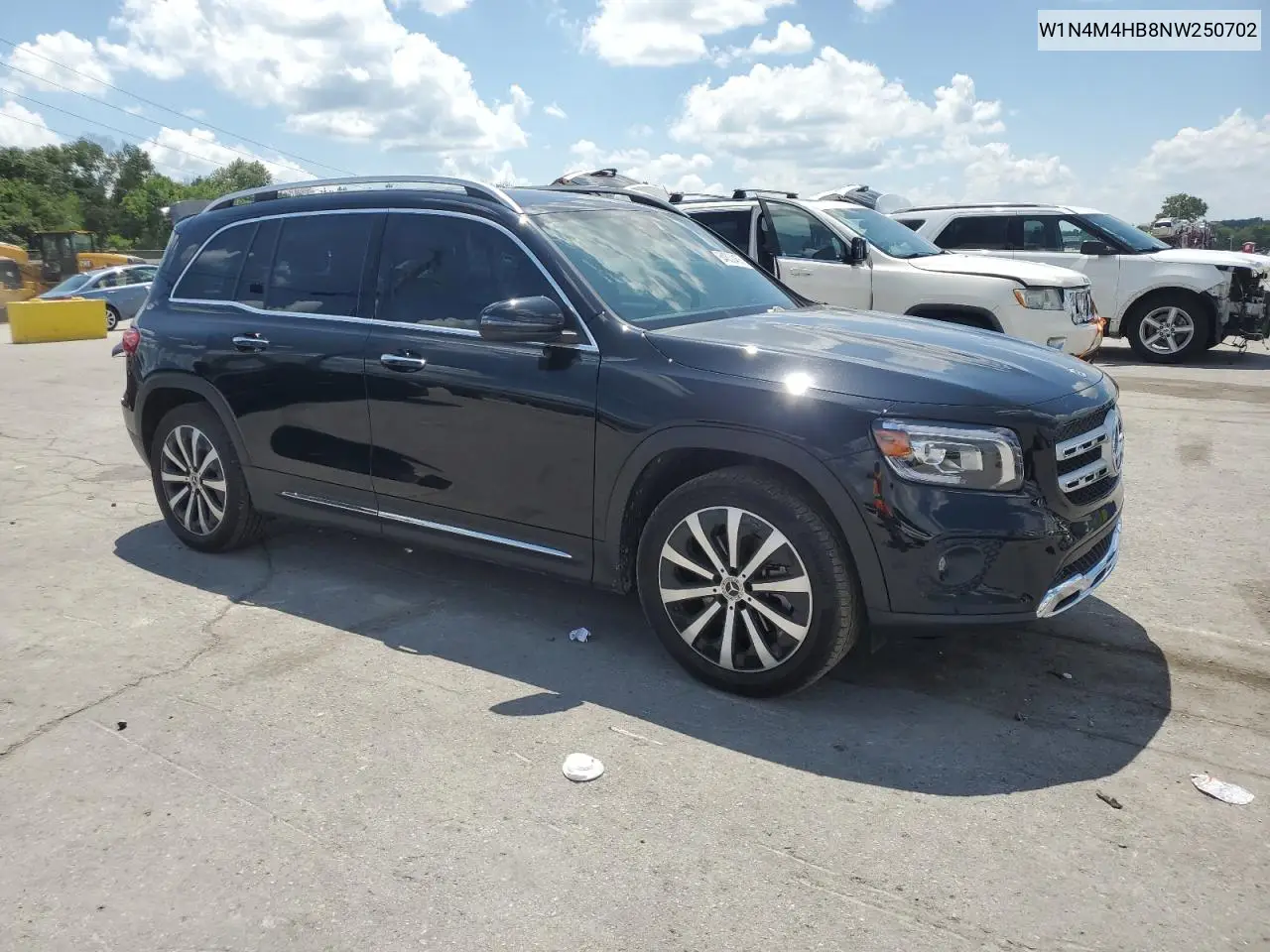 2022 Mercedes-Benz Glb 250 4Matic VIN: W1N4M4HB8NW250702 Lot: 64830455