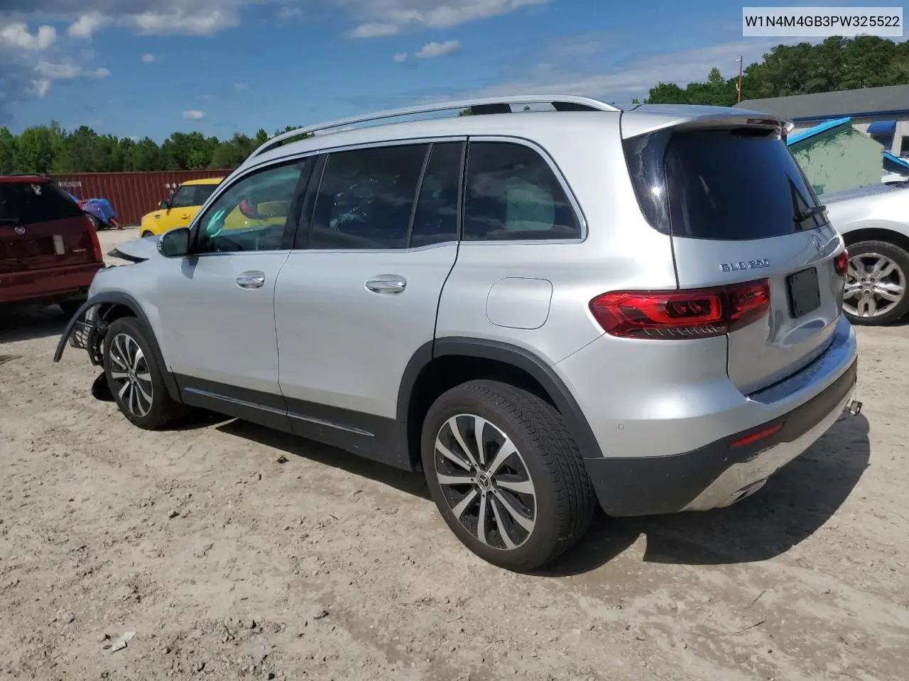 2023 Mercedes-Benz Glb 250 VIN: W1N4M4GB3PW325522 Lot: 56837135