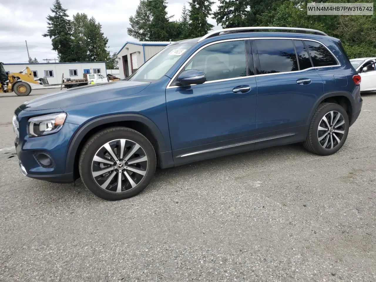 2023 Mercedes-Benz Glb 250 4Matic VIN: W1N4M4HB7PW316742 Lot: 63149235