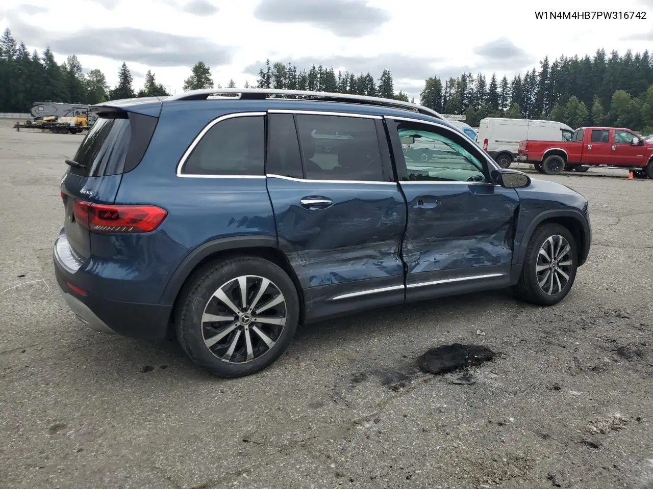 2023 Mercedes-Benz Glb 250 4Matic VIN: W1N4M4HB7PW316742 Lot: 63149235