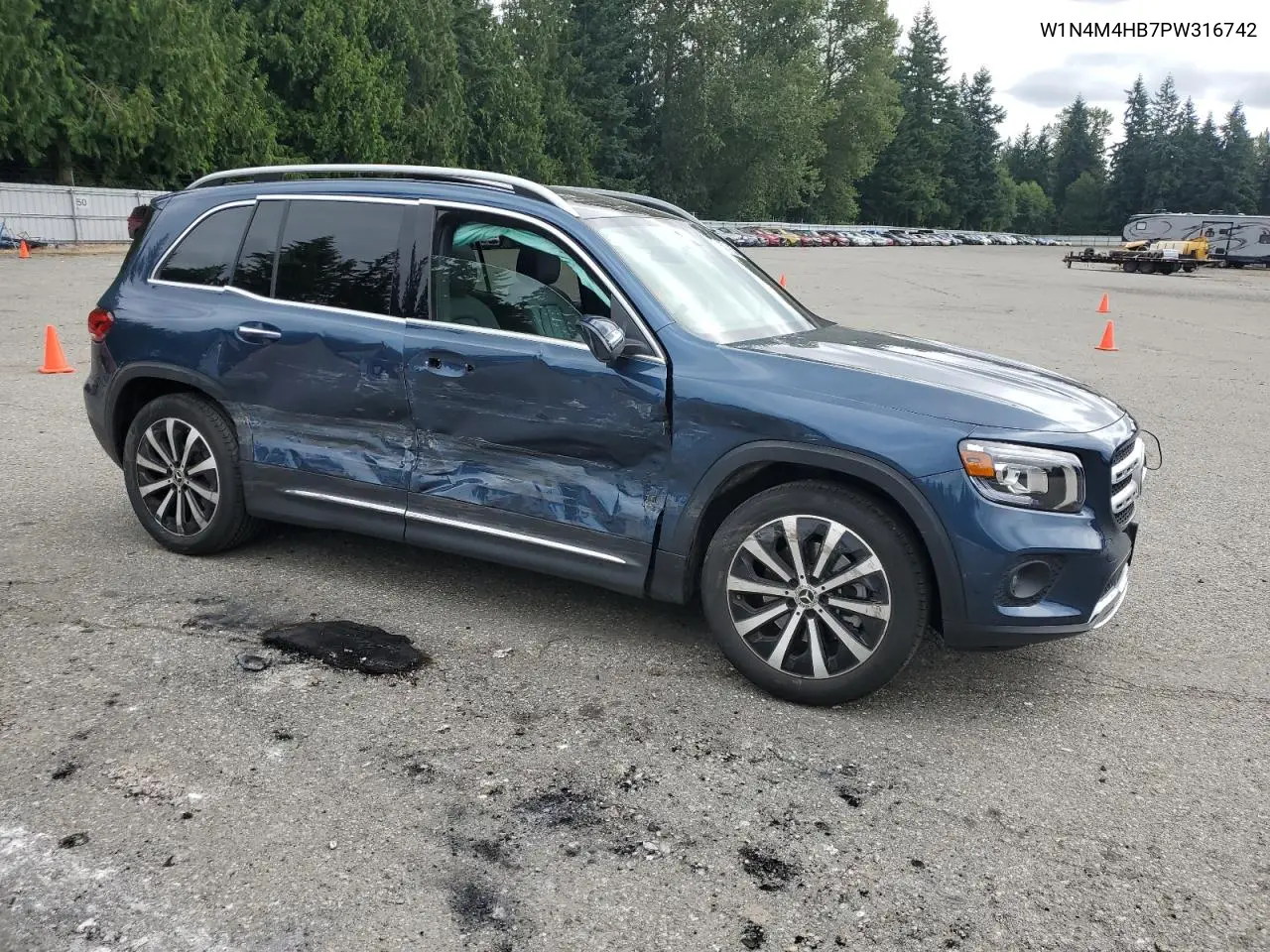 2023 Mercedes-Benz Glb 250 4Matic VIN: W1N4M4HB7PW316742 Lot: 63149235