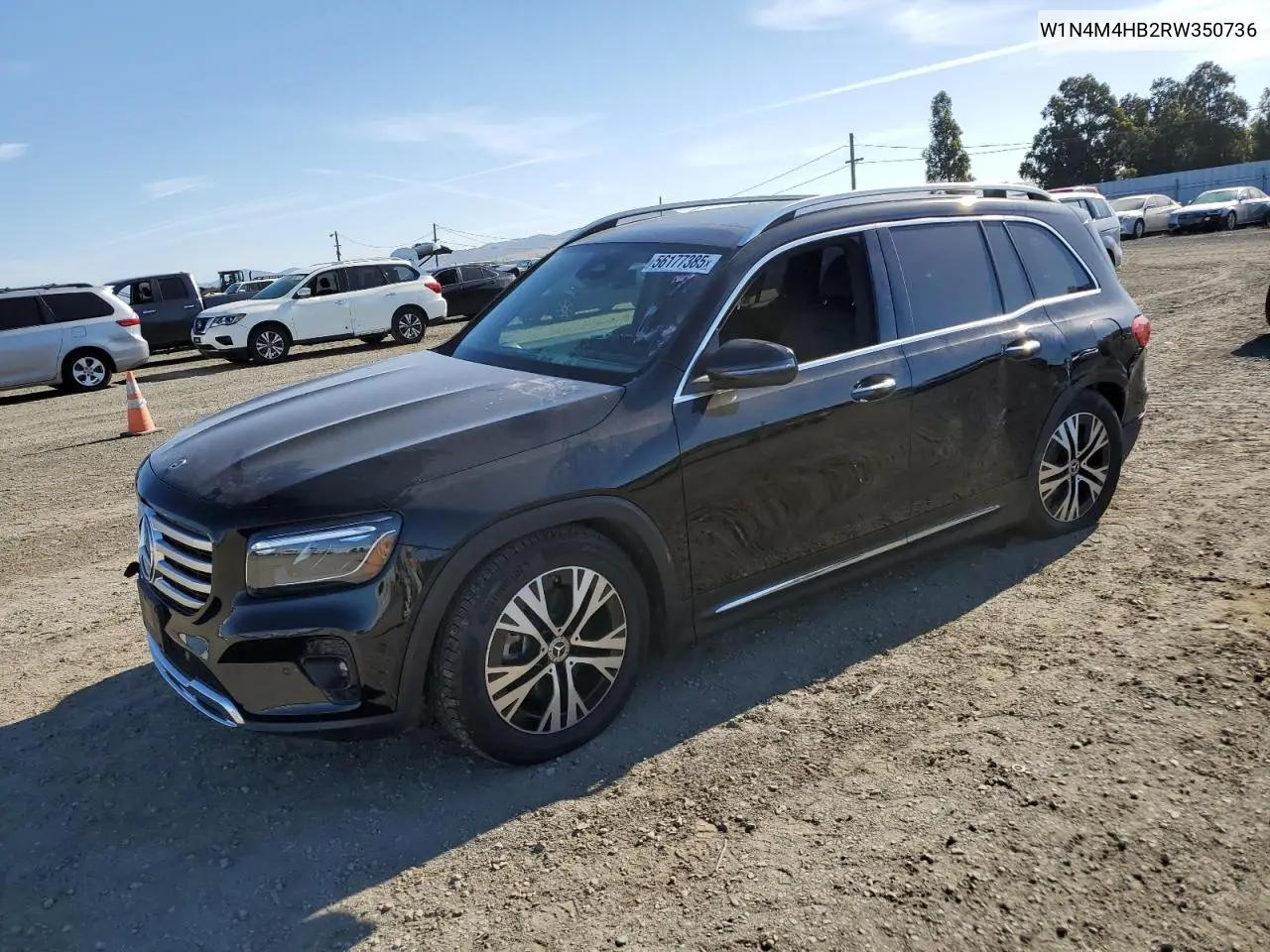 2024 Mercedes-Benz Glb 250 4Matic VIN: W1N4M4HB2RW350736 Lot: 56177385