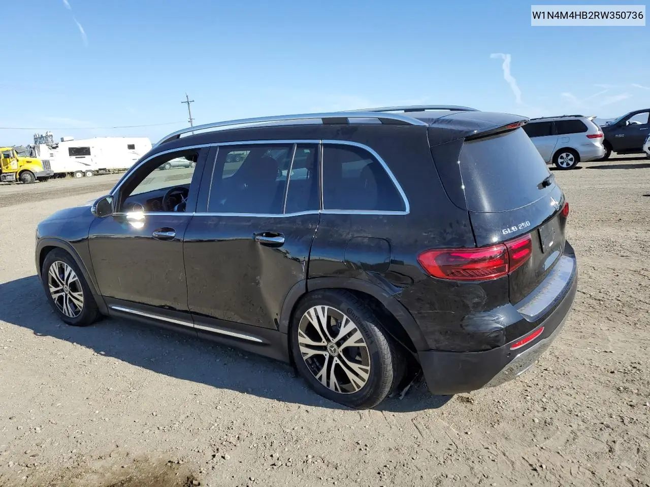 2024 Mercedes-Benz Glb 250 4Matic VIN: W1N4M4HB2RW350736 Lot: 56177385