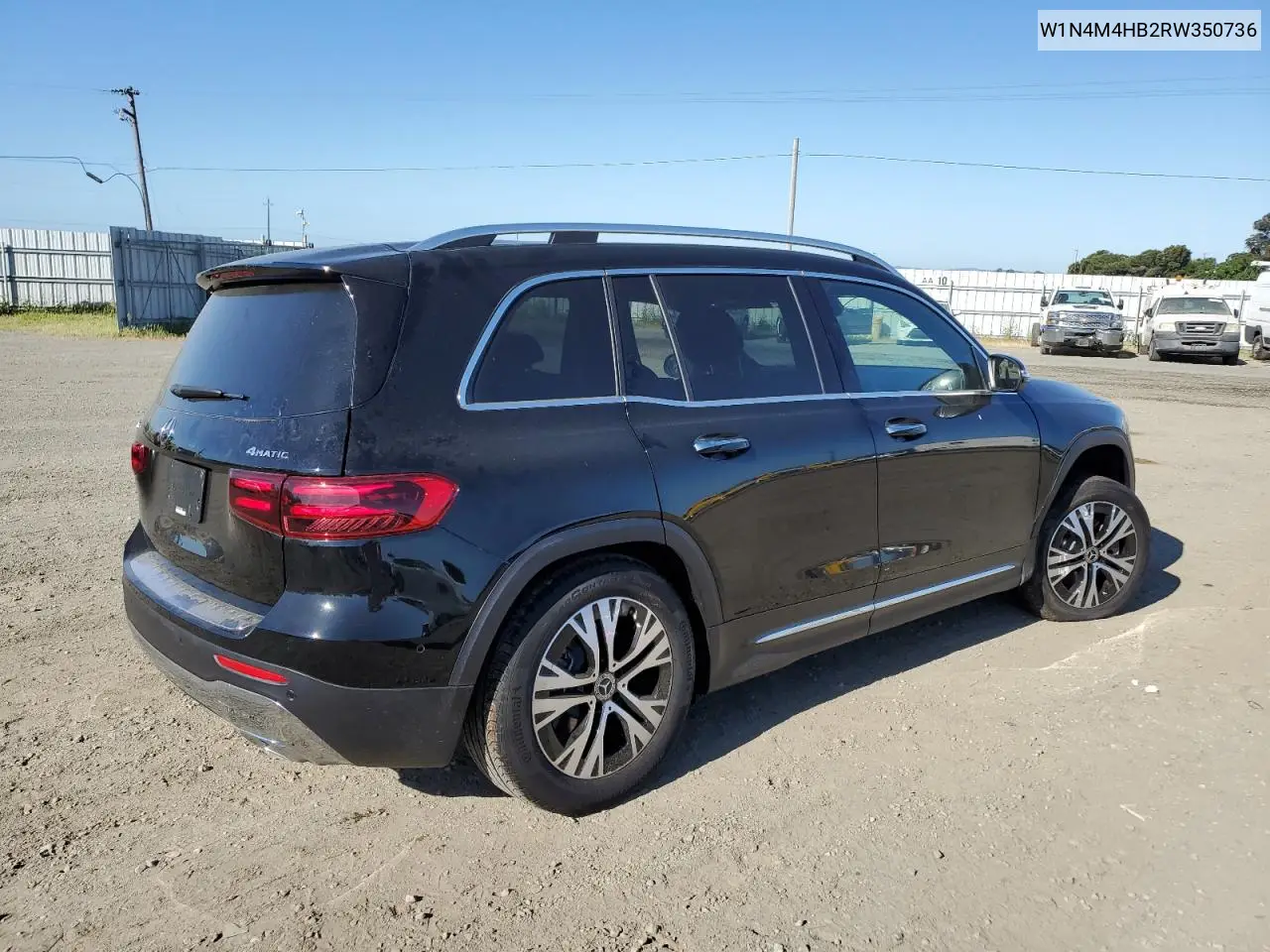 2024 Mercedes-Benz Glb 250 4Matic VIN: W1N4M4HB2RW350736 Lot: 56177385