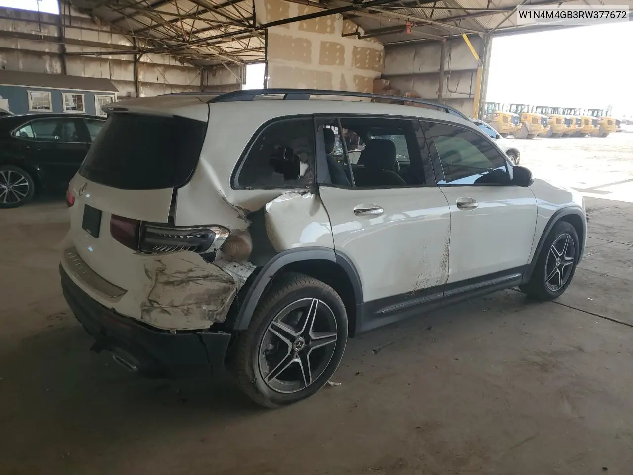 2024 Mercedes-Benz Glb 250 VIN: W1N4M4GB3RW377672 Lot: 63044645