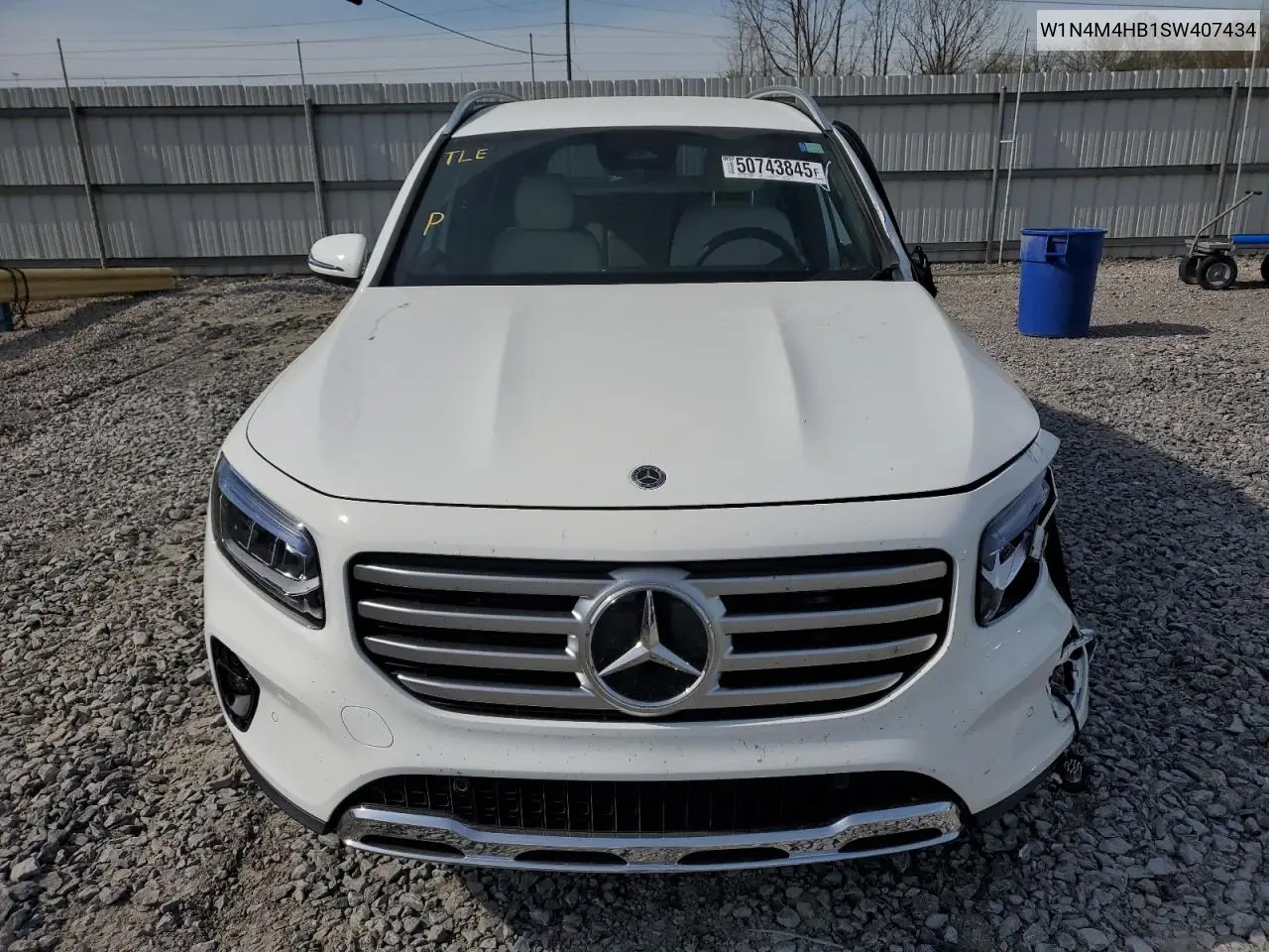 2025 Mercedes-Benz Glb 250 4Matic VIN: W1N4M4HB1SW407434 Lot: 50743845