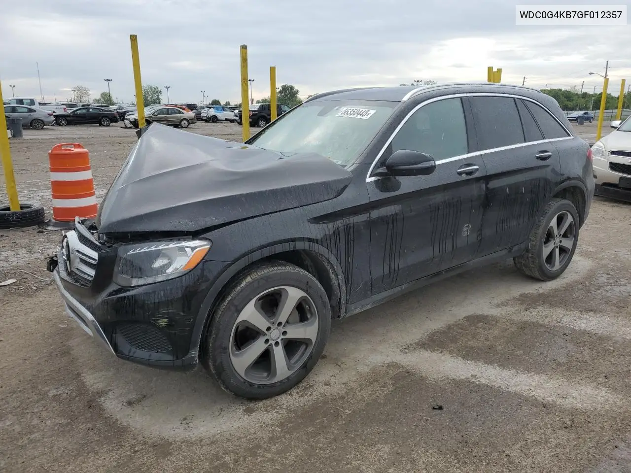 2016 Mercedes-Benz Glc 300 4Matic VIN: WDC0G4KB7GF012357 Lot: 56350445